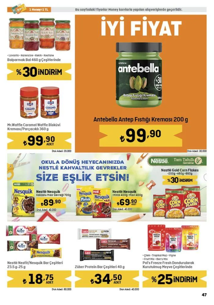 Katalog Migros katalog 29 Ağustos - 11 Eylül 2024 - aktüel Sayfa 47