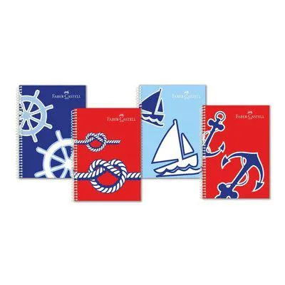 Faber-Castell PP Kapak Marine Defter Çizgili 80 Yaprak (5075400106)
