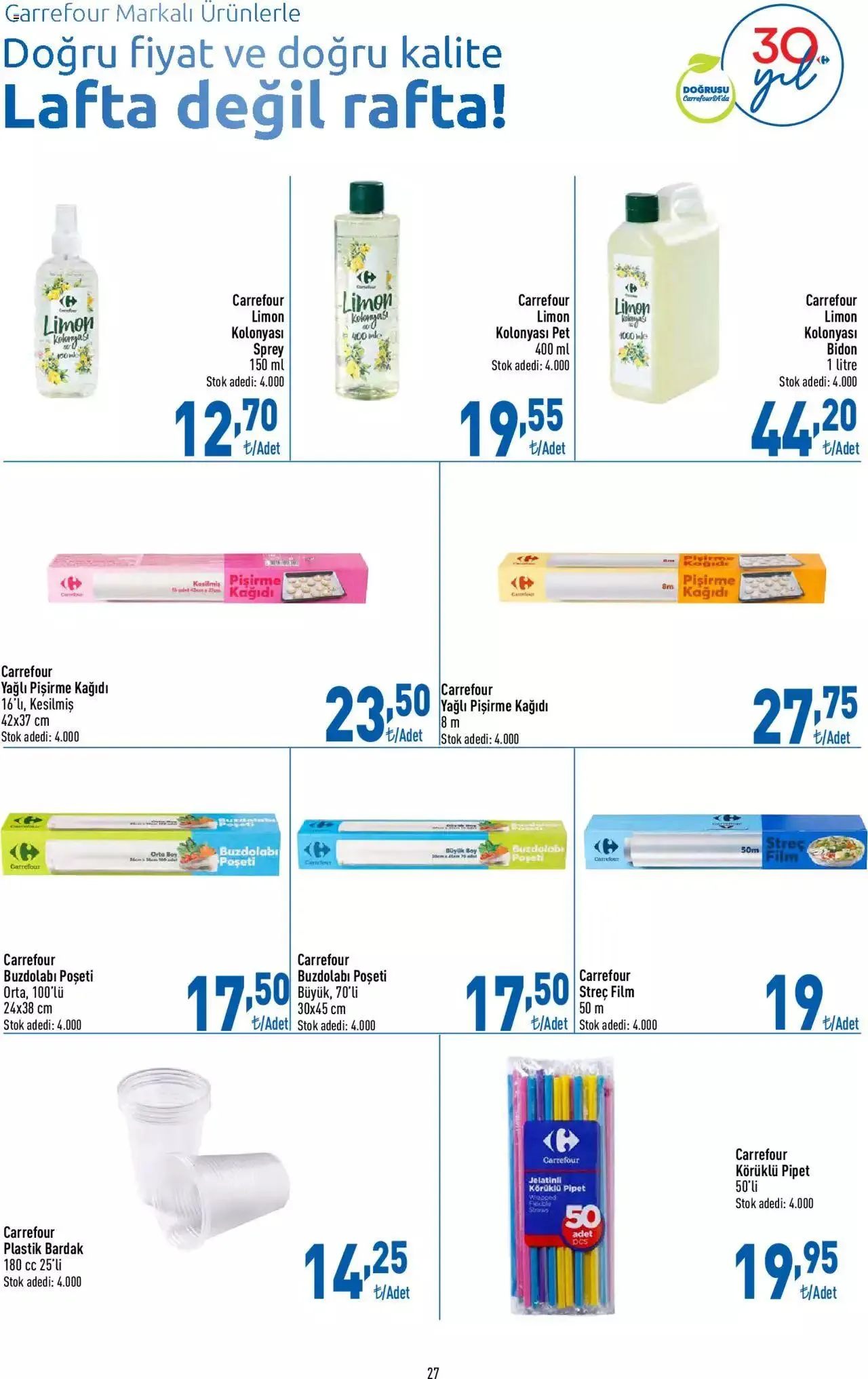 Katalog CarrefourSA Katalog 21 Eylül - 27 Eylül 2023 - aktüel Sayfa 27