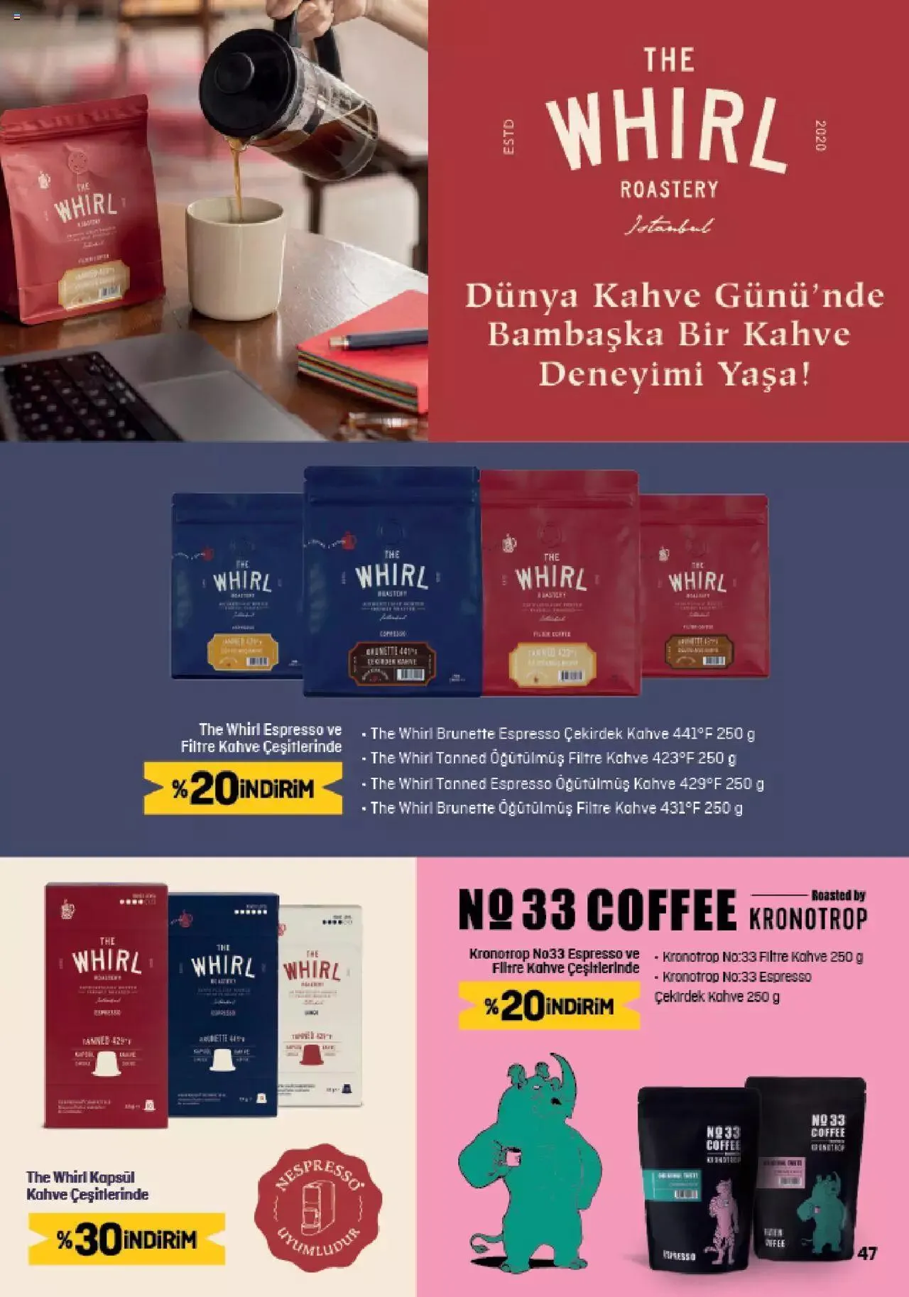 Katalog Migros Katalog - 5M Migroskop 28 Eylül - 11 Ekim 2023 - aktüel Sayfa 47