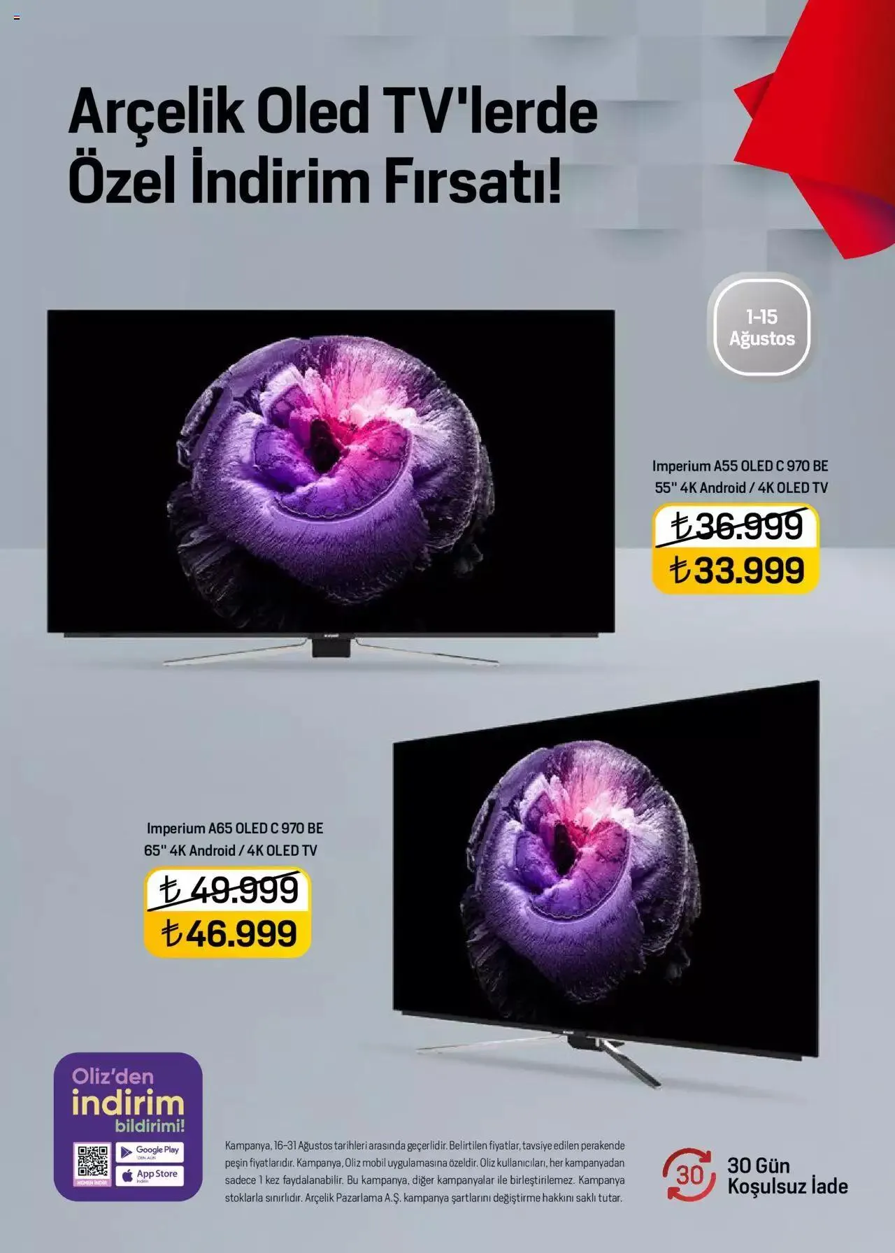 Katalog Arçelik Katalog 16 Ağustos - 31 Ağustos 2023 - aktüel Sayfa 84