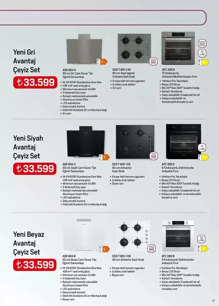 Katalog Tüm Kredi Kartlarına Peşin Fiyatına 7 Taksit Fırsatı 2 Aralık - 15 Aralık 2024 - aktüel Sayfa 45