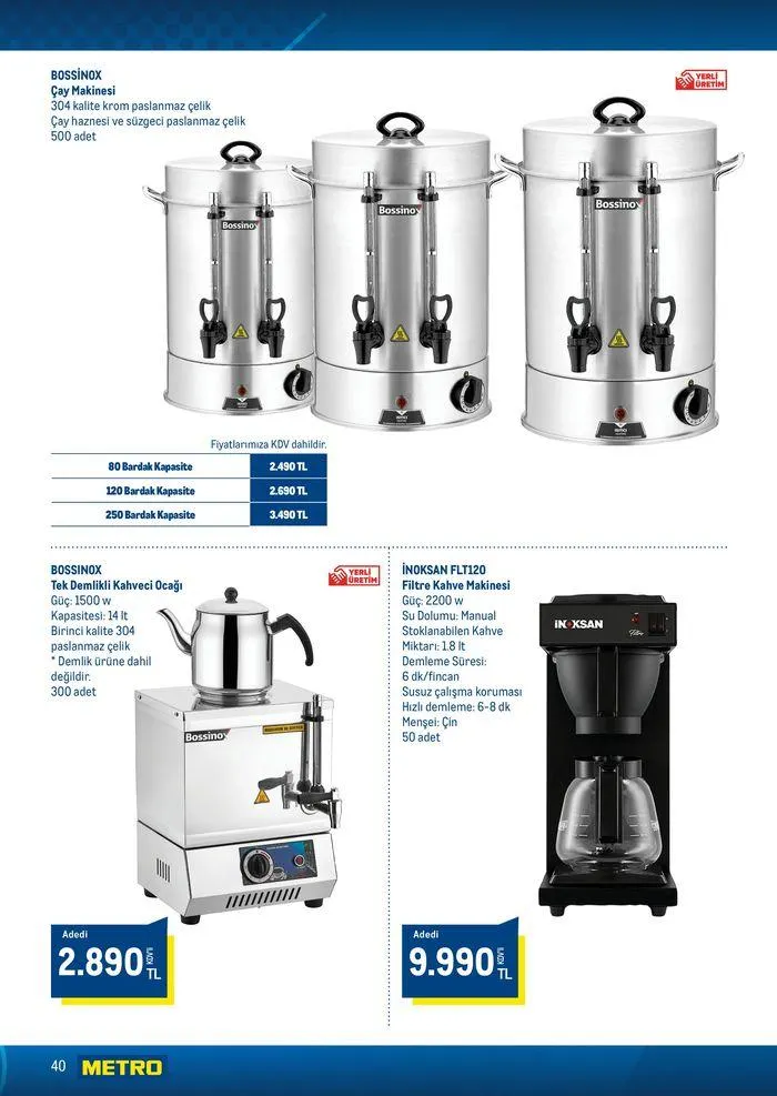 Katalog Horeca Sezona Hazırlık 15 Ağustos - 22 Ağustos 2024 - aktüel Sayfa 40