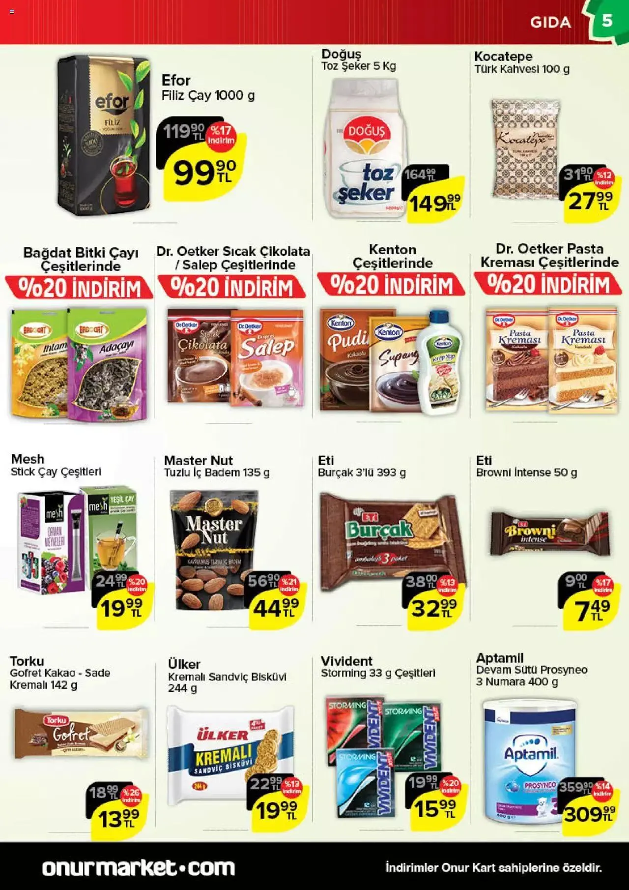 Katalog Onur Market Kasim firsatlari 23 Kasım - 5 Aralık 2023 - aktüel Sayfa 5