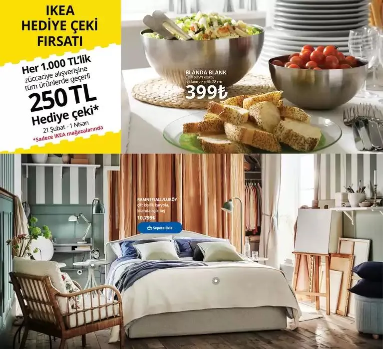 Katalog IKEA HEDIYE ÇEKI FIRSATI 21 Şubat - 1 Nisan 2025 - aktüel Sayfa 1
