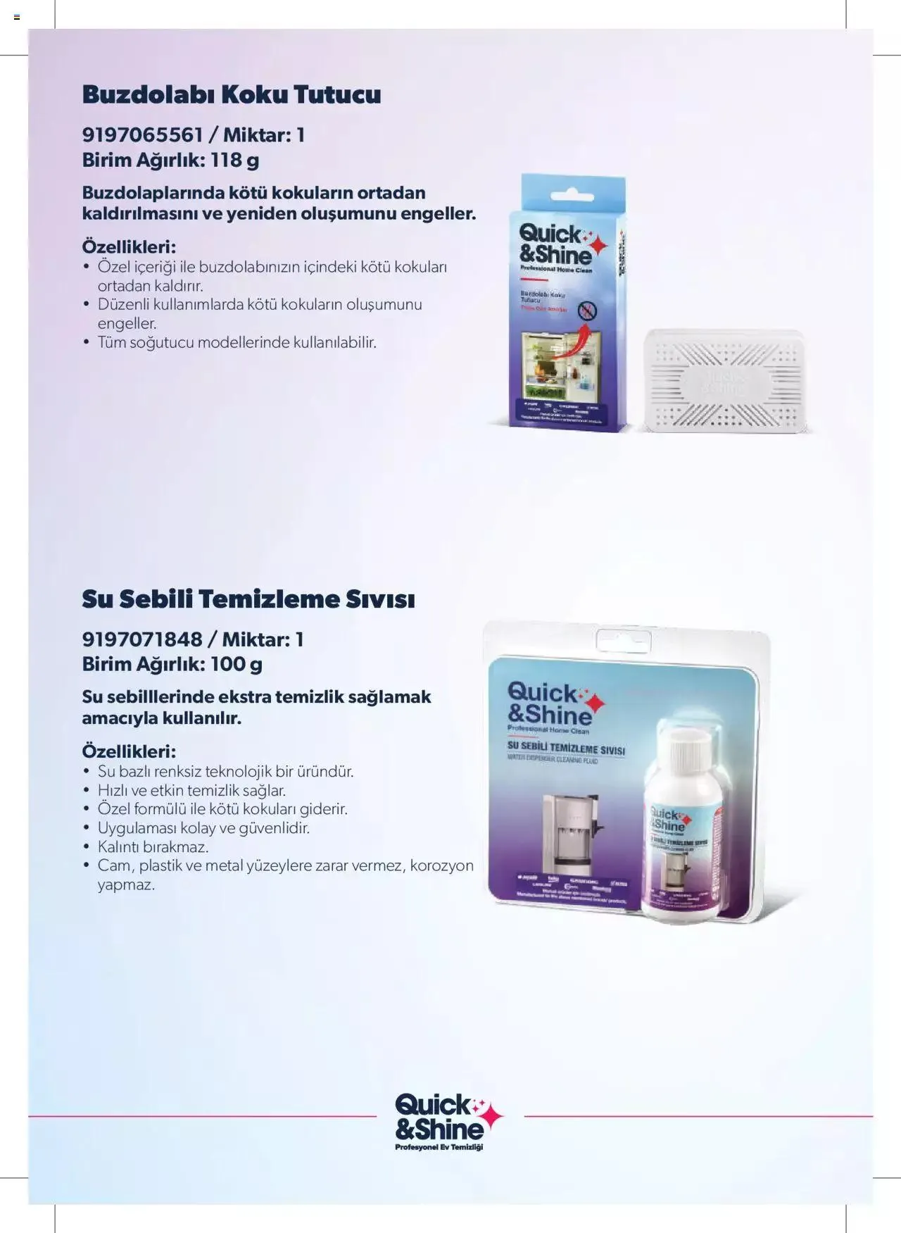 Katalog Arçelik - Quick and Shine Temizlik ve Bakım Ürünleri 7 Mart - 31 Aralık 2024 - aktüel Sayfa 12