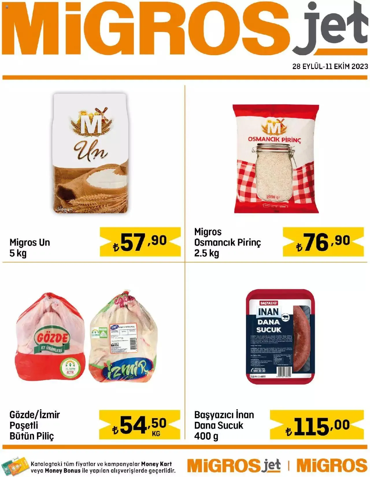 Katalog Migros Katalog - Migroskop Jet Dijital 28 Eylül - 11 Ekim 2023 - aktüel Sayfa 1