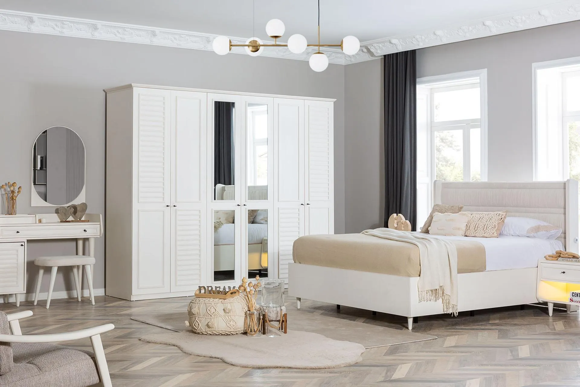 AGRA YATAK ODASI TAKIMI, 6 KAPAKLI (RN3-1424)