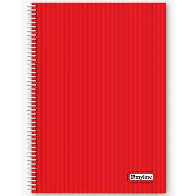 Myline Nova A4 Plastik Kapak 72 Yaprak Çizgili Defter