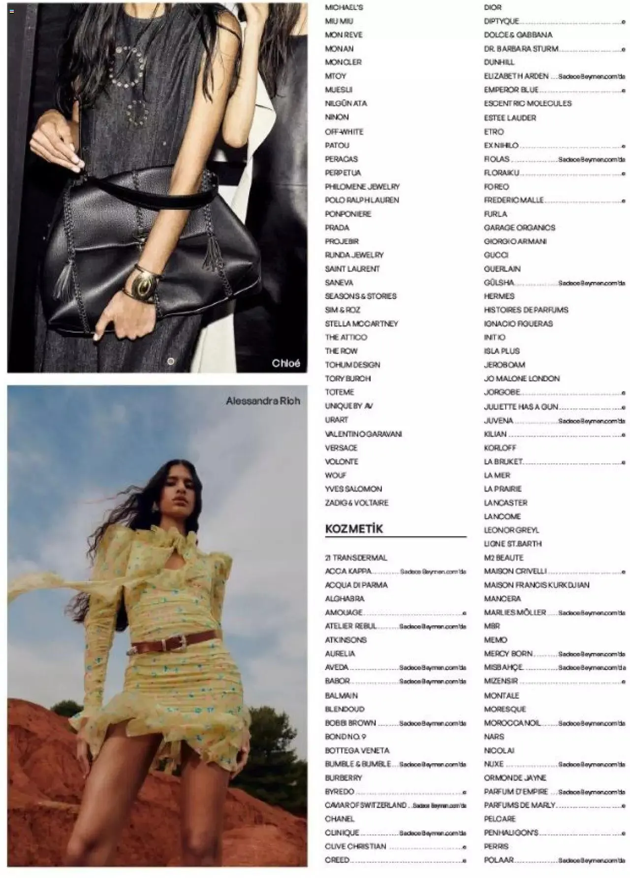 Katalog Beymen Katalog - Beymen Magazine Kadin 13 Mart - 31 Aralık 2023 - aktüel Sayfa 190