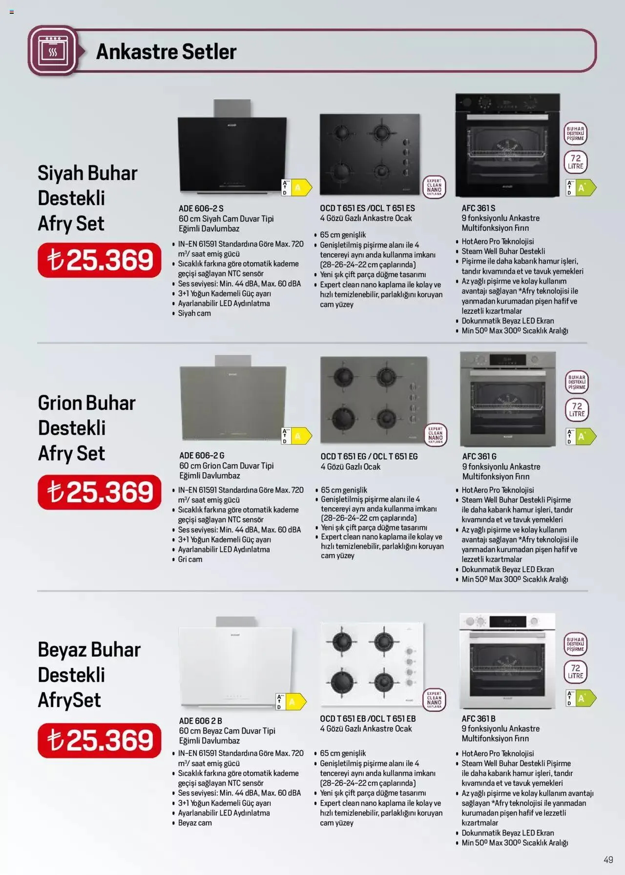 Katalog Arçelik Katalog 16 Ağustos - 31 Ağustos 2023 - aktüel Sayfa 49