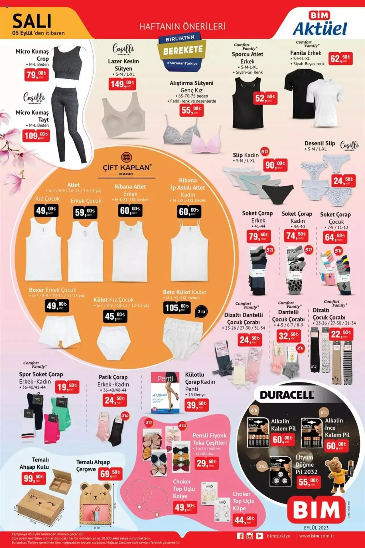 Katalog BIM Katalog Salı 5 Eylül - 22 Eylül 2023 - aktüel Sayfa 3