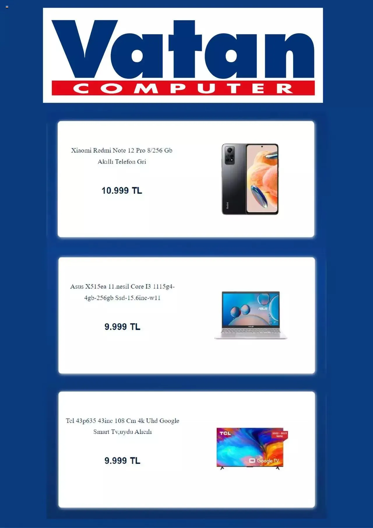 Katalog Vatan Bilgisayar Indirim 12 Haziran - 31 Aralık 2023 - aktüel Sayfa 3