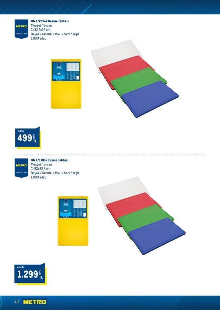 Katalog Horeca Sezona Hazırlık 15 Ağustos - 22 Ağustos 2024 - aktüel Sayfa 20