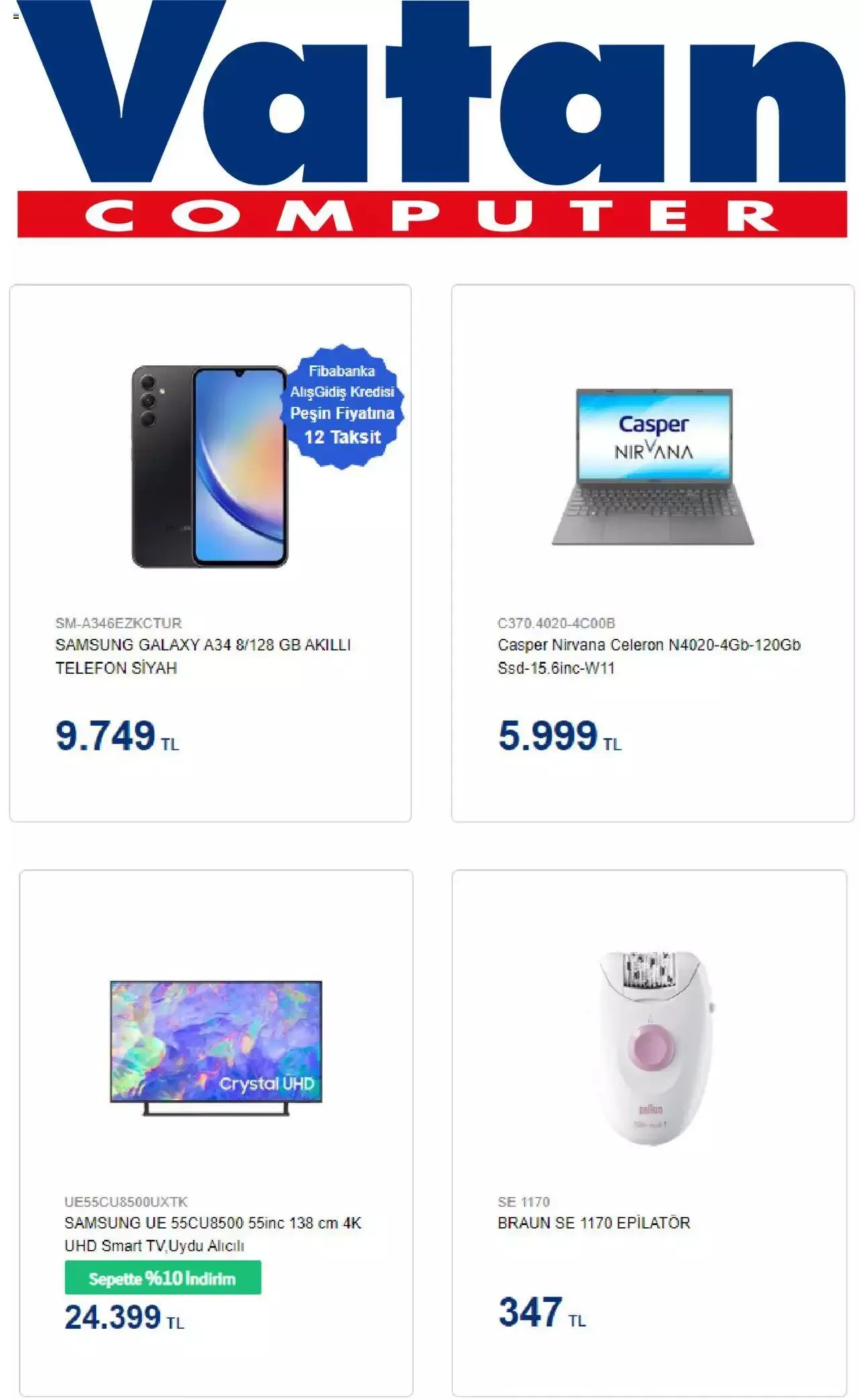 Katalog Vatan Bilgisayar Indirim 12 Haziran - 31 Aralık 2023 - aktüel Sayfa 7
