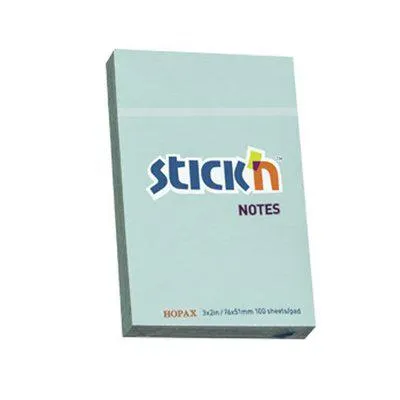 Hopax Not Kağıdı Stickn 76x51 Pastel Mavi 100 Yaprak