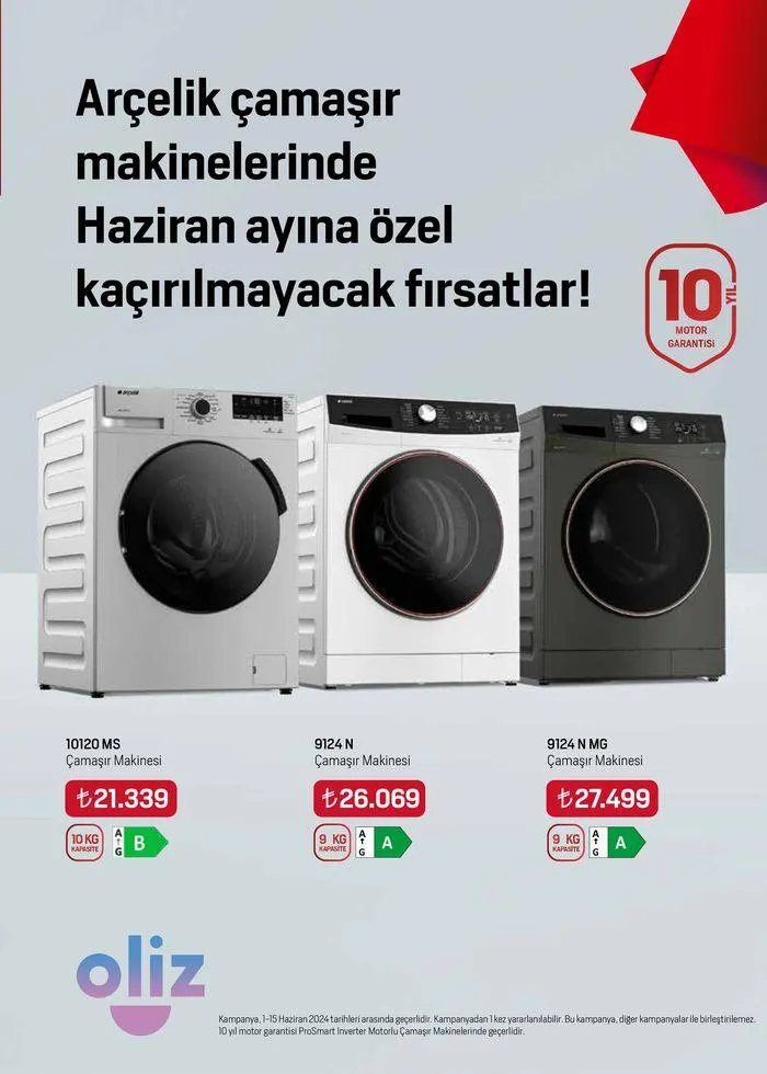 Katalog Arçelik Genel Kataloğu 1 Haziran - 15 Haziran 2024 - aktüel Sayfa 17
