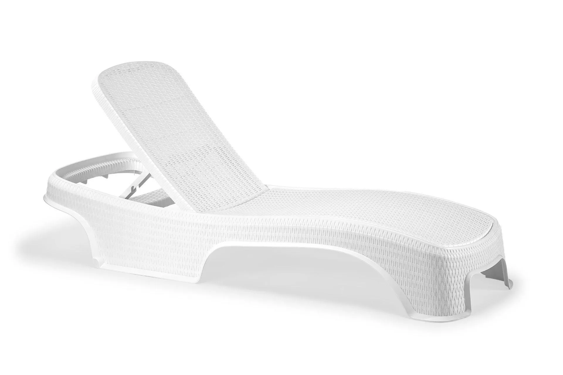 NANDY HOME BREZZA RATTAN ŞEZLONG, BEYAZ (NA2-195)