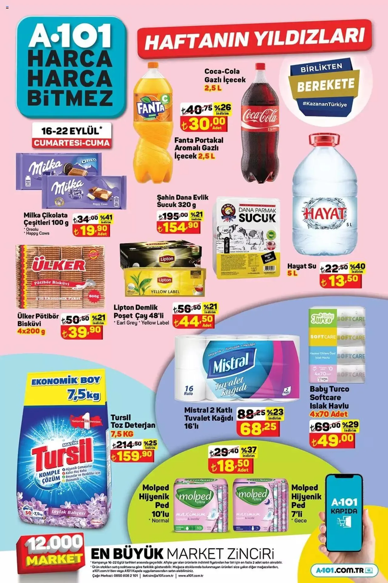 Katalog A101 Katalog Haftanın yıldızları 16 Eylül - 22 Eylül 2023 - aktüel Sayfa 1