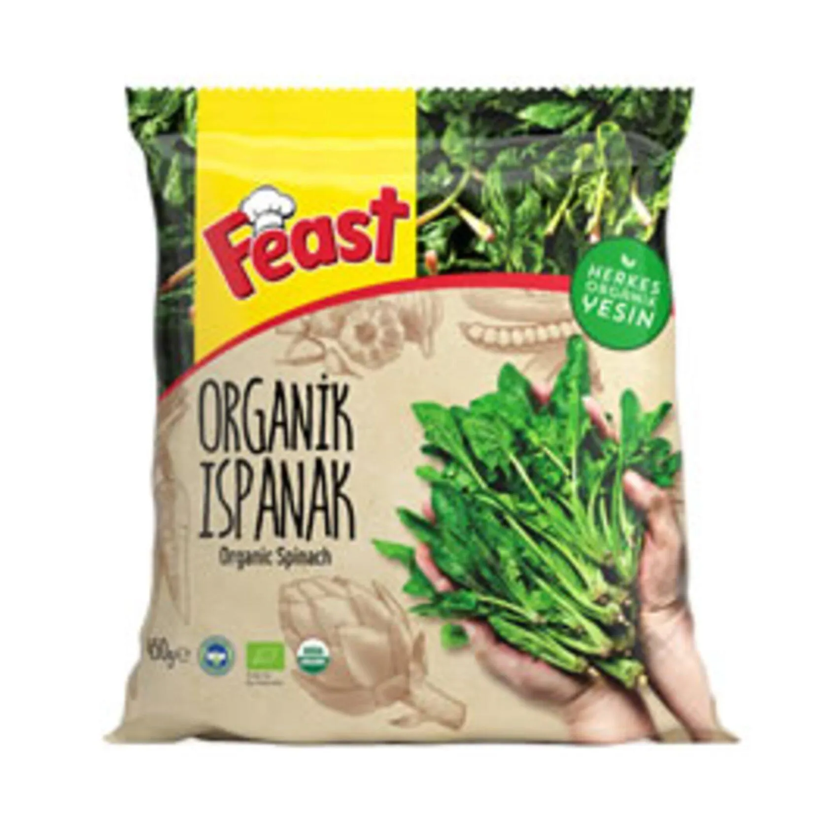 Feast Organik Ispanak 450 G