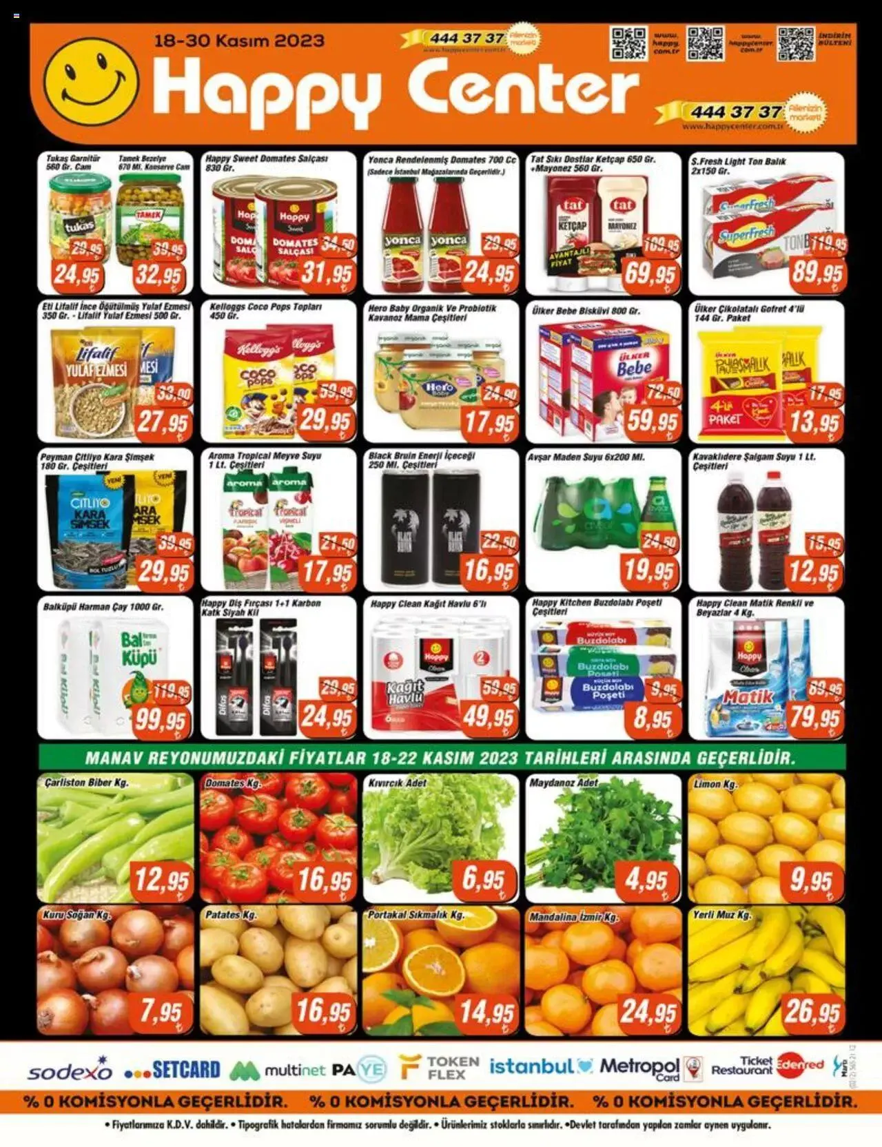 Katalog Happy Center - İndirim Bülteni 18 Kasım - 30 Kasım 2023 - aktüel Sayfa 1