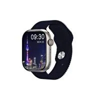 Schitec 2023 Watch 9 Pro Amoled Ekran Android iOS Uyumlu Lacivert Akıllı Saat