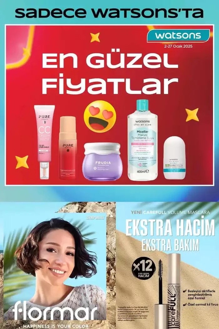 Katalog Watsons - 1- Watsons Ocak Kataloğu 2025 7 Ocak - 14 Ocak 2025 - aktüel Sayfa 1