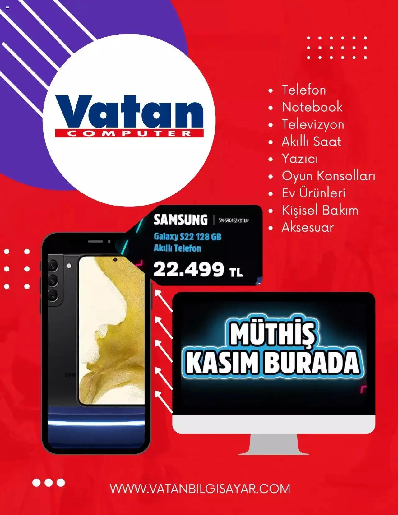 Katalog Vatan Bilgisayar Indirim 30 Kasım - 31 Aralık 2023 - aktüel Sayfa 1