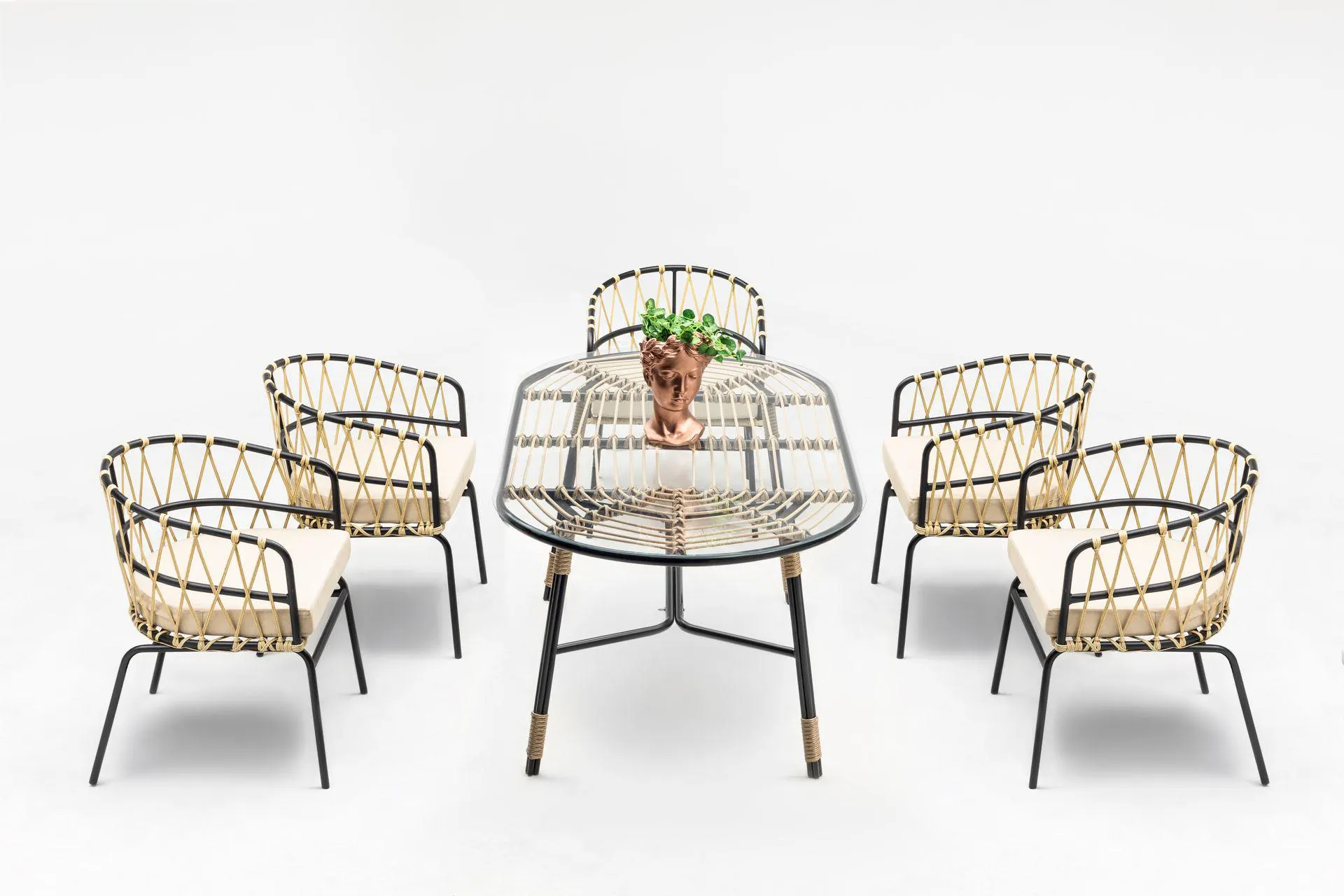 RELAX YEMEK MASASI SETİ 6 KİŞİLİK (RG2-124)