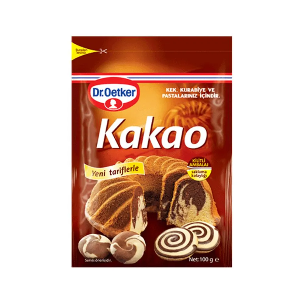 Dr.Oetker Kakao Kilitli Ambalaj 100 g