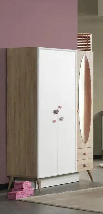 SMARTY 3 KAPAKLI DOLAP (FLORA-IRIS-P. BEYAZ)