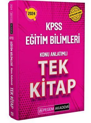 2024 KPSS Eğitim Bilimleri Konu Anlatımlı Tek Kitap