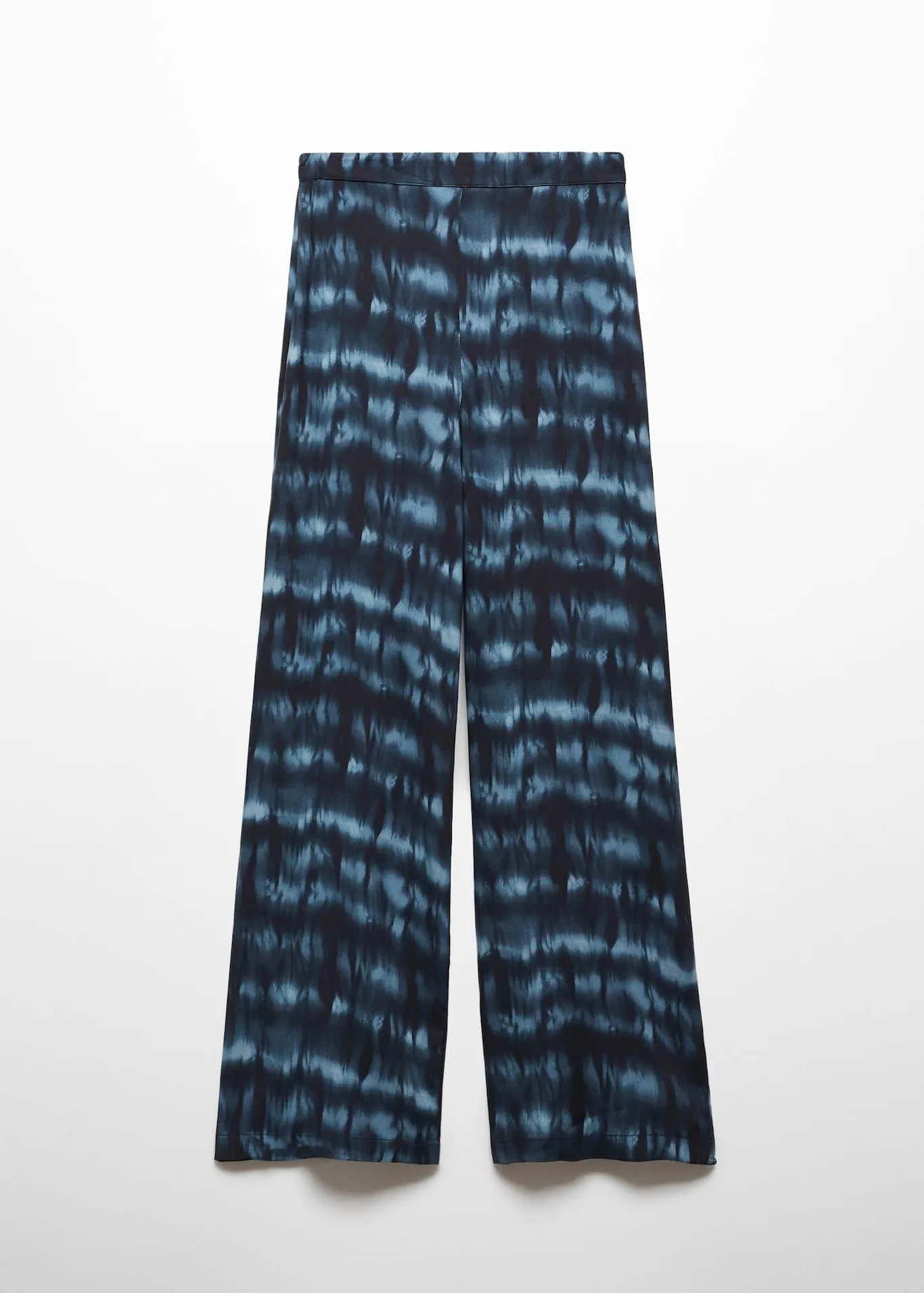 Soepelvallende broek met print