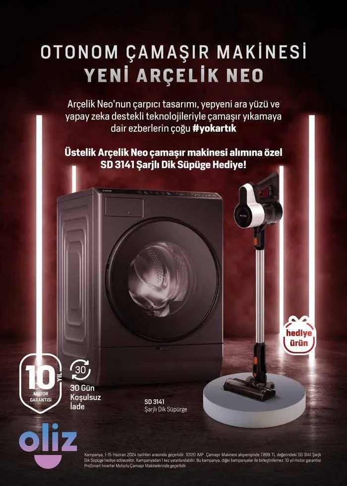 Katalog Arçelik Genel Kataloğu 1 Haziran - 15 Haziran 2024 - aktüel Sayfa 15