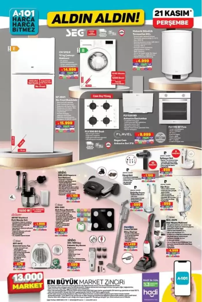 Katalog A101 21 Kasım Aldın Aldın Kataloğu 21 Kasım - 5 Aralık 2024 - aktüel Sayfa 1