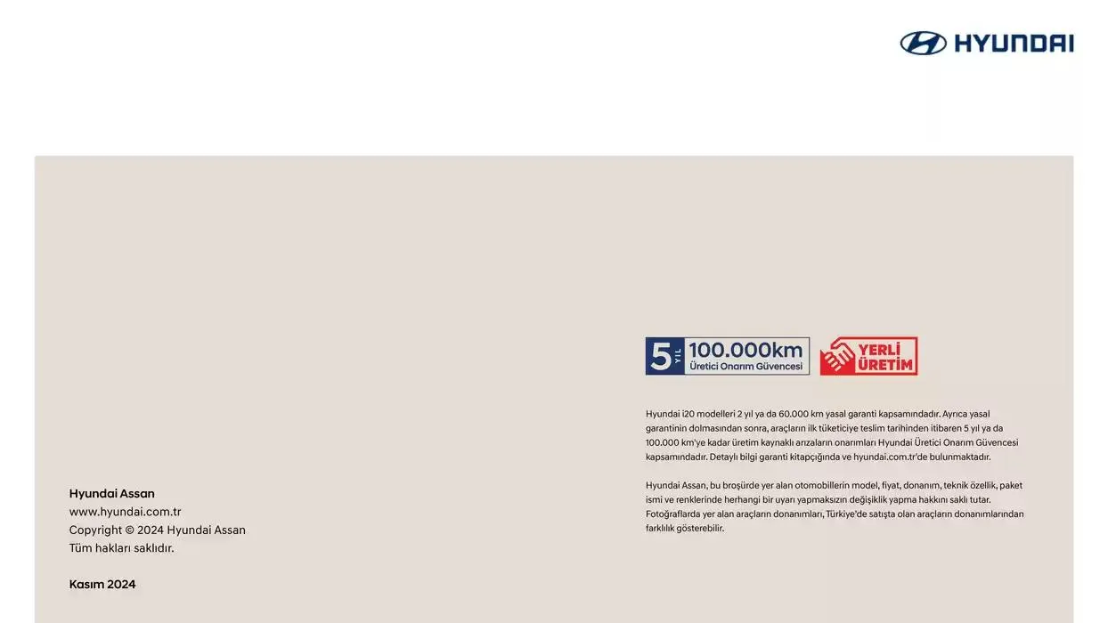 Katalog Hyundai i20 26 Kasım - 26 Kasım 2025 - aktüel Sayfa 23
