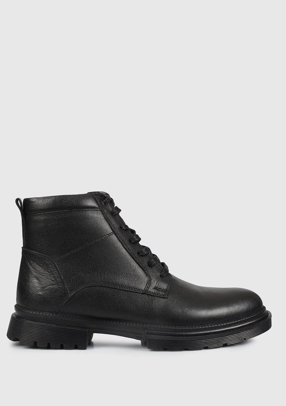 Provoq Siyah Deri Erkek Bot