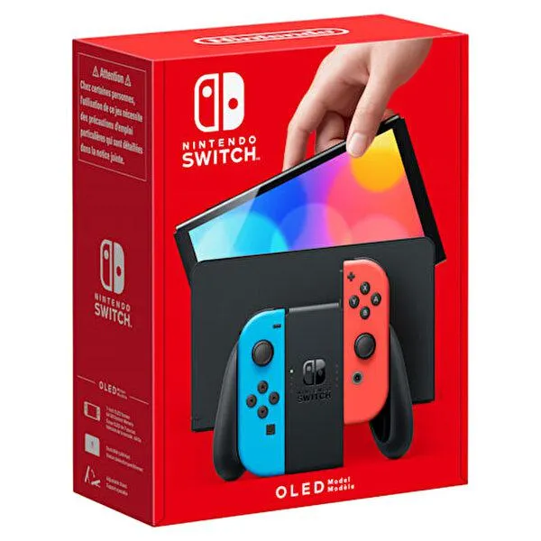 Nintendo Switch Oled Konsol Kırmızı Mavi
