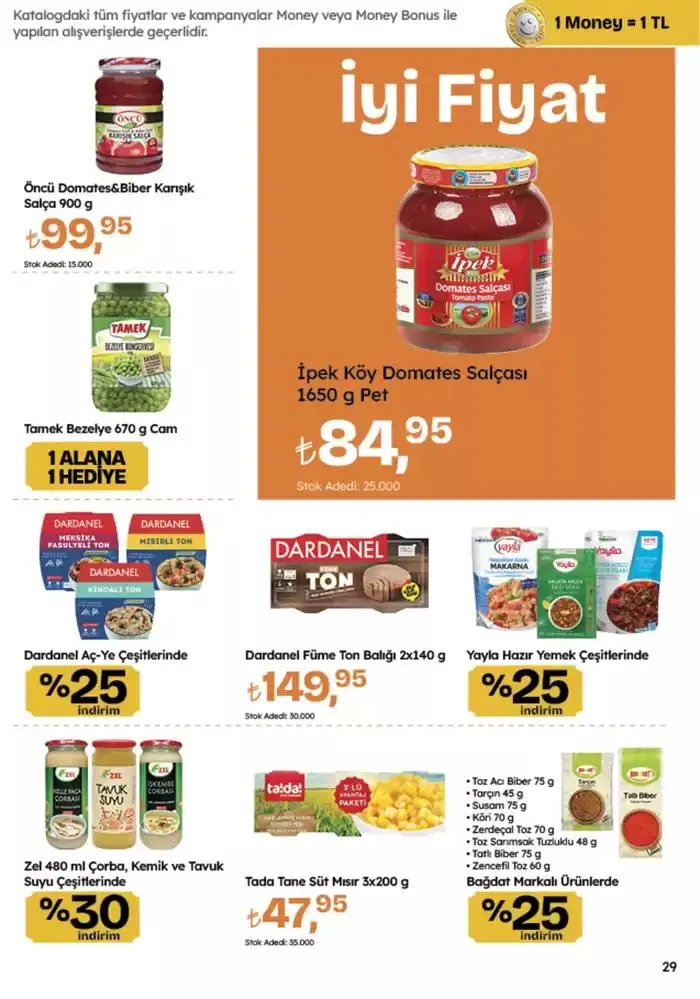 Katalog Migros katalog 25 Ekim - 8 Kasım 2024 - aktüel Sayfa 29