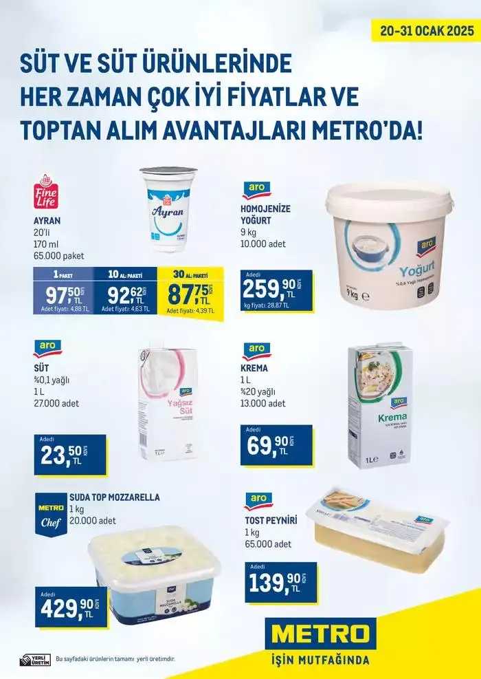 Süt ve Süt Ürünleri - 1