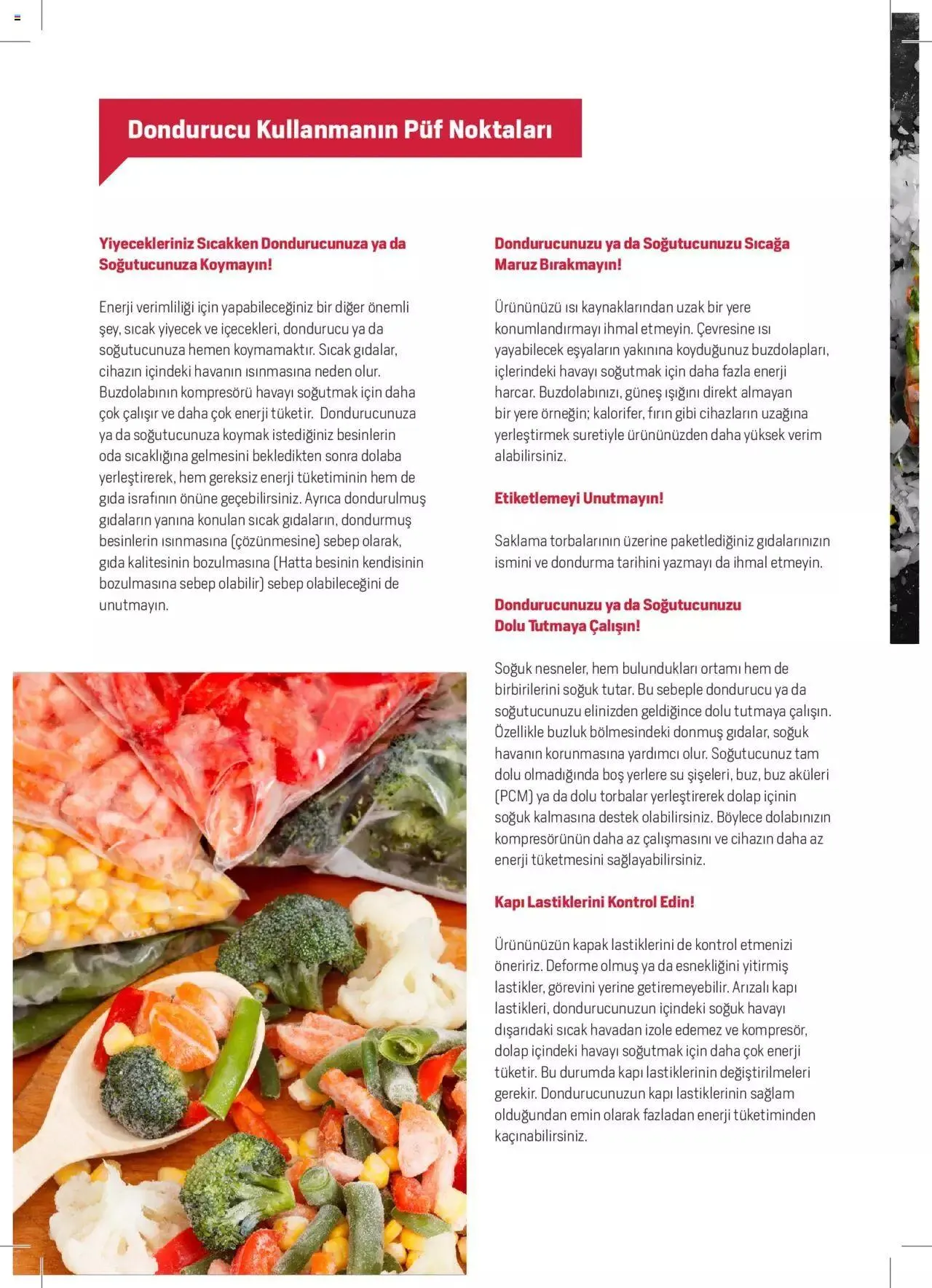 Katalog Arçelik Katalog - Dondurucu Kullanımında Püf Noktaları 16 Mart - 31 Aralık 2023 - aktüel Sayfa 8