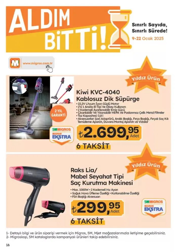 Katalog Migros katalog 9 Ocak - 22 Ocak 2025 - aktüel Sayfa 85