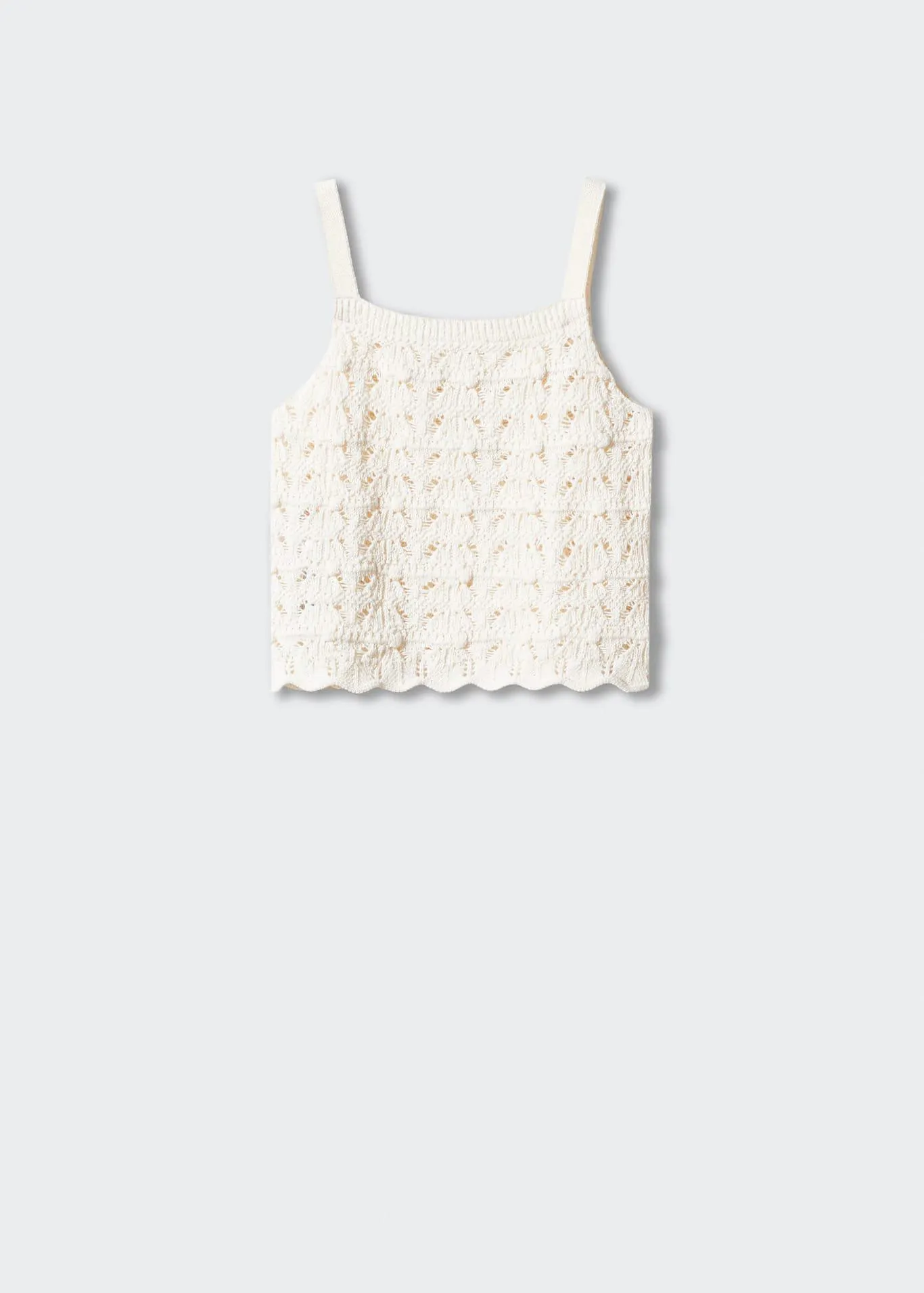 Tığ işlemeli üst