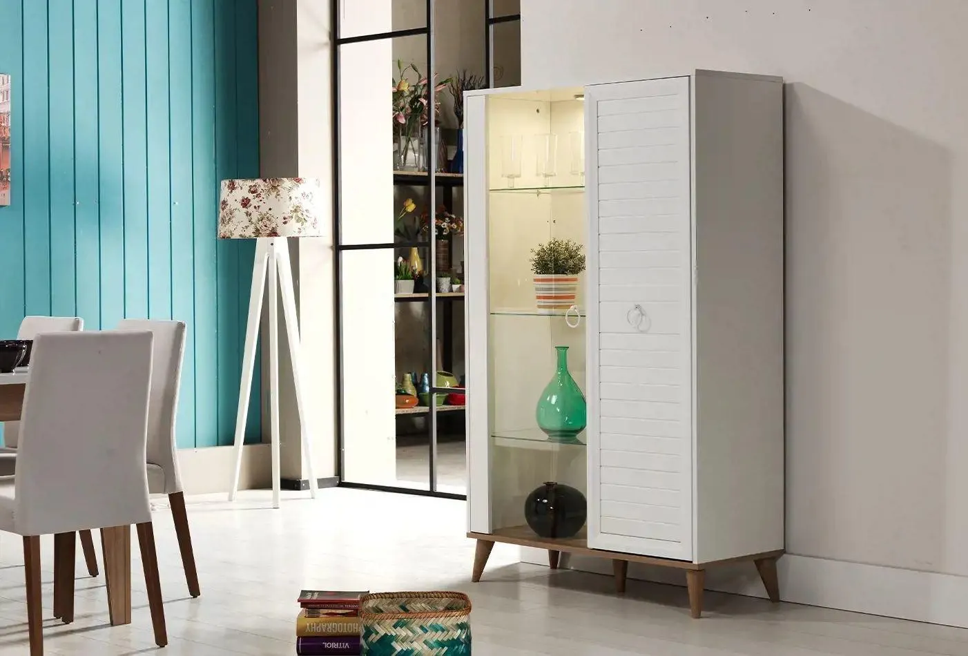 ZETA IKI KAPAKLI MODUL (PASTEL BEYAZ-ANTARES-P.BEYAZ)