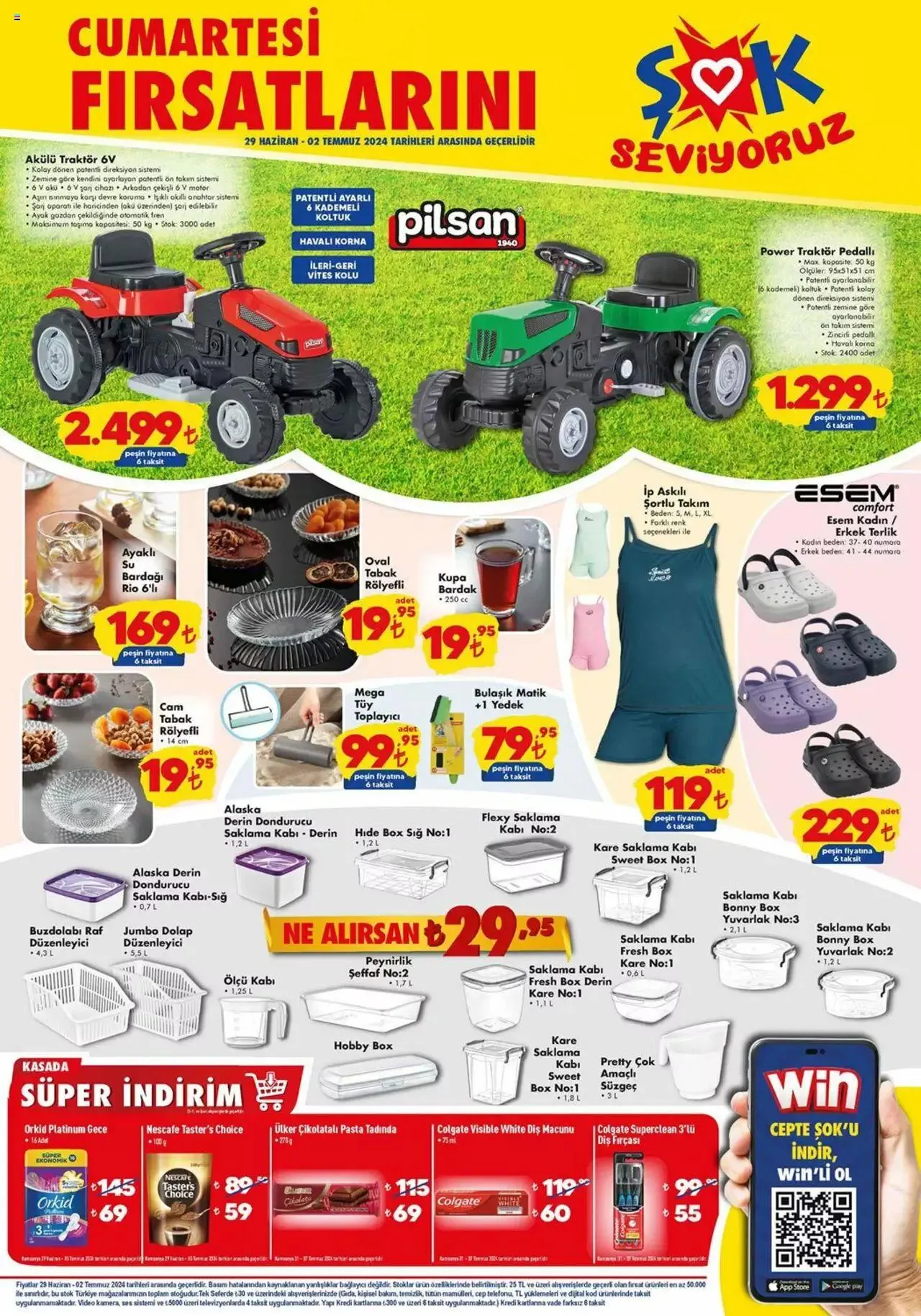 Katalog Şok Market Katalog 29 Haziran - 2 Temmuz 2024 - aktüel Sayfa 1
