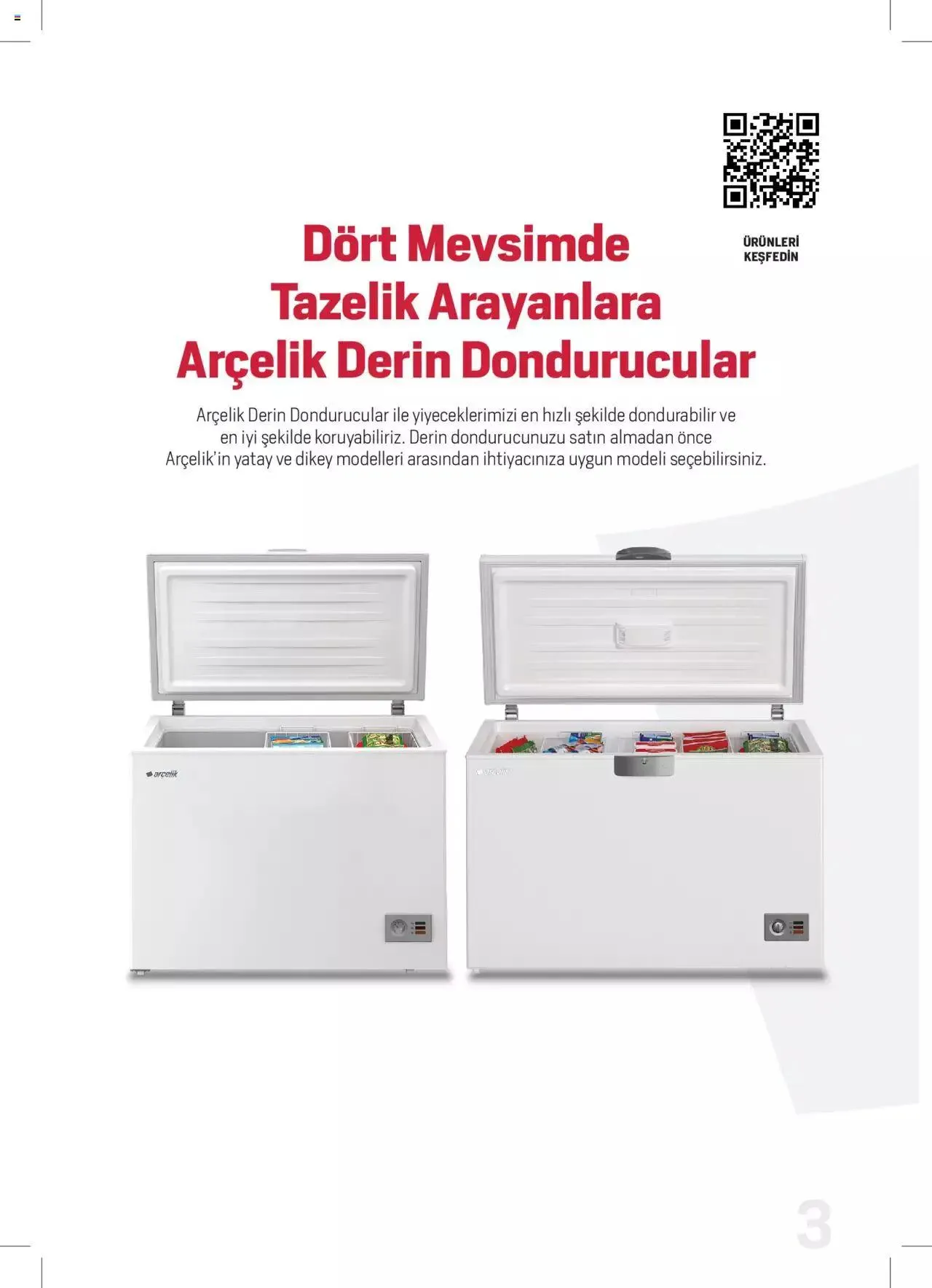 Katalog Arçelik Katalog - Dondurucu Kullanımında Püf Noktaları 16 Mart - 31 Aralık 2023 - aktüel Sayfa 3