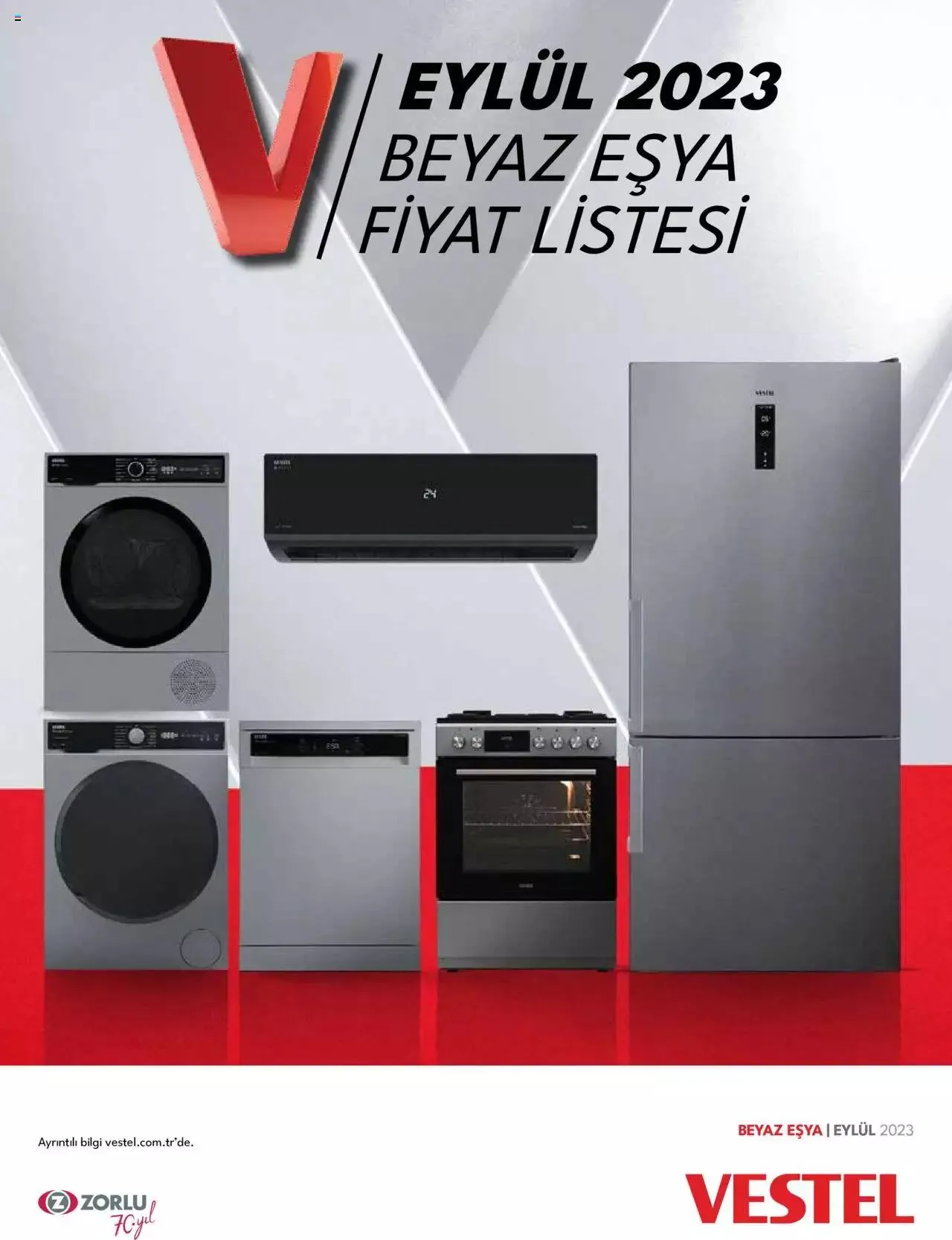 Katalog Vestel - Beyaz Eşya 5 Eylül - 30 Eylül 2023 - aktüel Sayfa 1