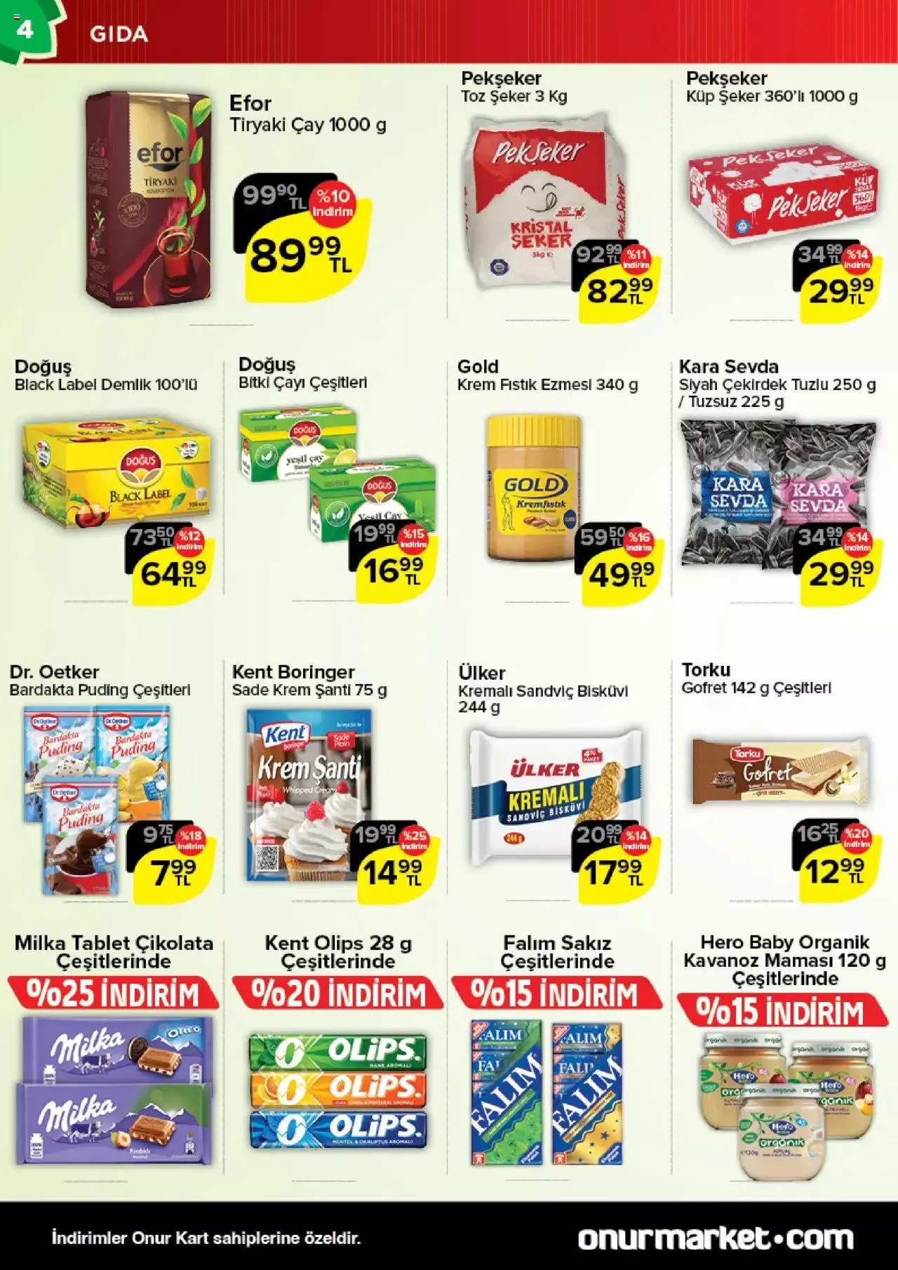 Katalog Onur Market Katalog 17 Ağustos - 29 Ağustos 2023 - aktüel Sayfa 4