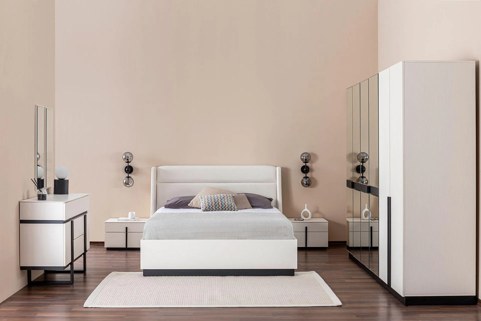 LİNE YATAK ODASI TAKIMI, 6 KAPAKLI (SG4-100)