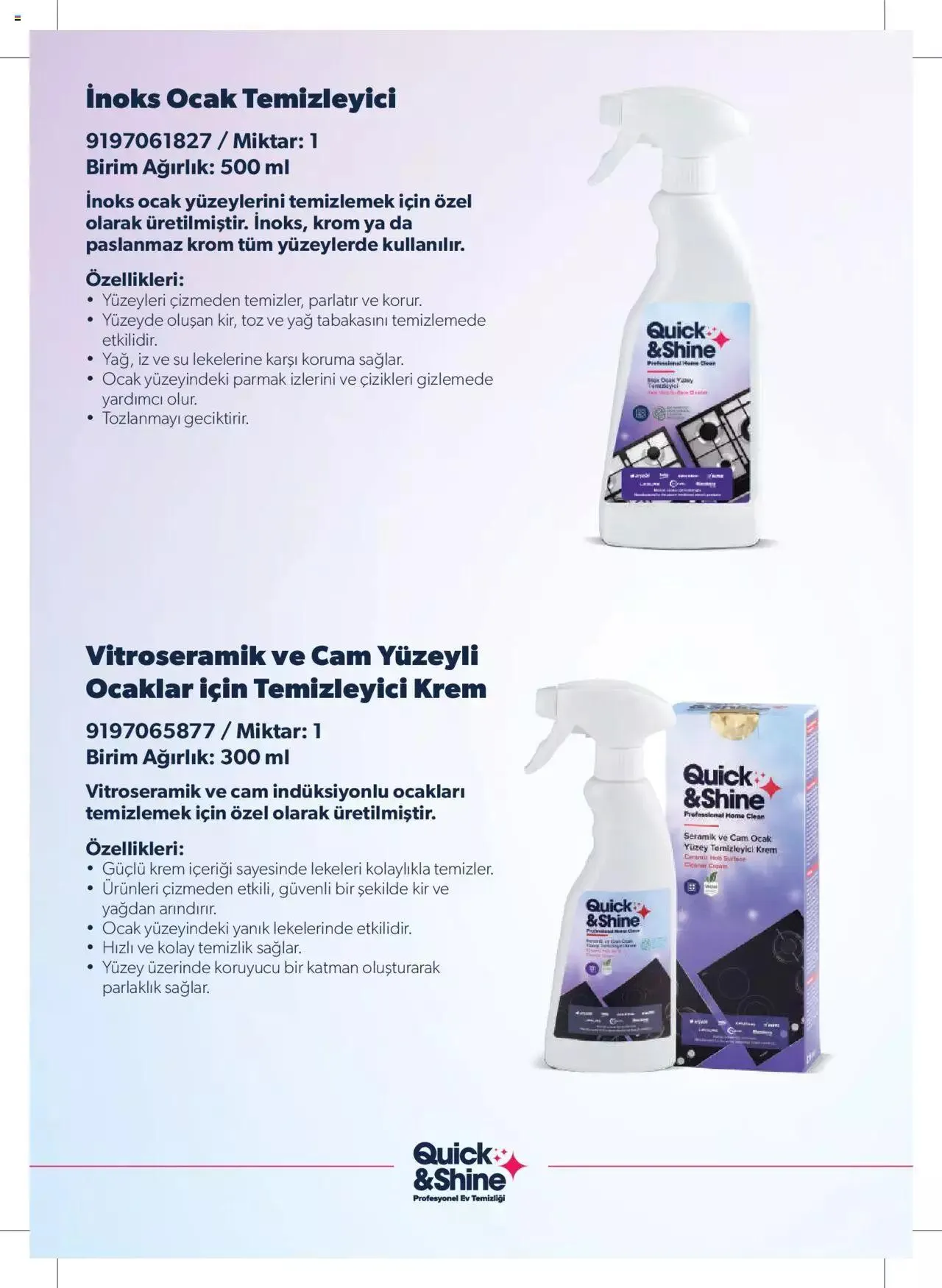 Katalog Arçelik - Quick and Shine Temizlik ve Bakım Ürünleri 7 Mart - 31 Aralık 2024 - aktüel Sayfa 4
